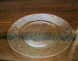 Coke Embossed Glass Dinner Plate 6 pc Set - FayZen's Kreations
