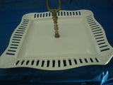 Wavy Edge Square Tidbit Tray with Crest Designs - FayZen's Kreations