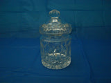 Cut Crystal Biscuit Barrel Jar and Lid - FayZen's Kreations