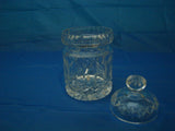Cut Crystal Biscuit Barrel Jar and Lid - FayZen's Kreations