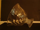 "Motion" Swirl Design Raised Serving Bowl - FayZen's Kreations
