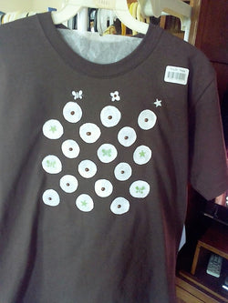Decorative White Polka Dot Hand Crafted Youth T-Shirt - FayZen's Kreations